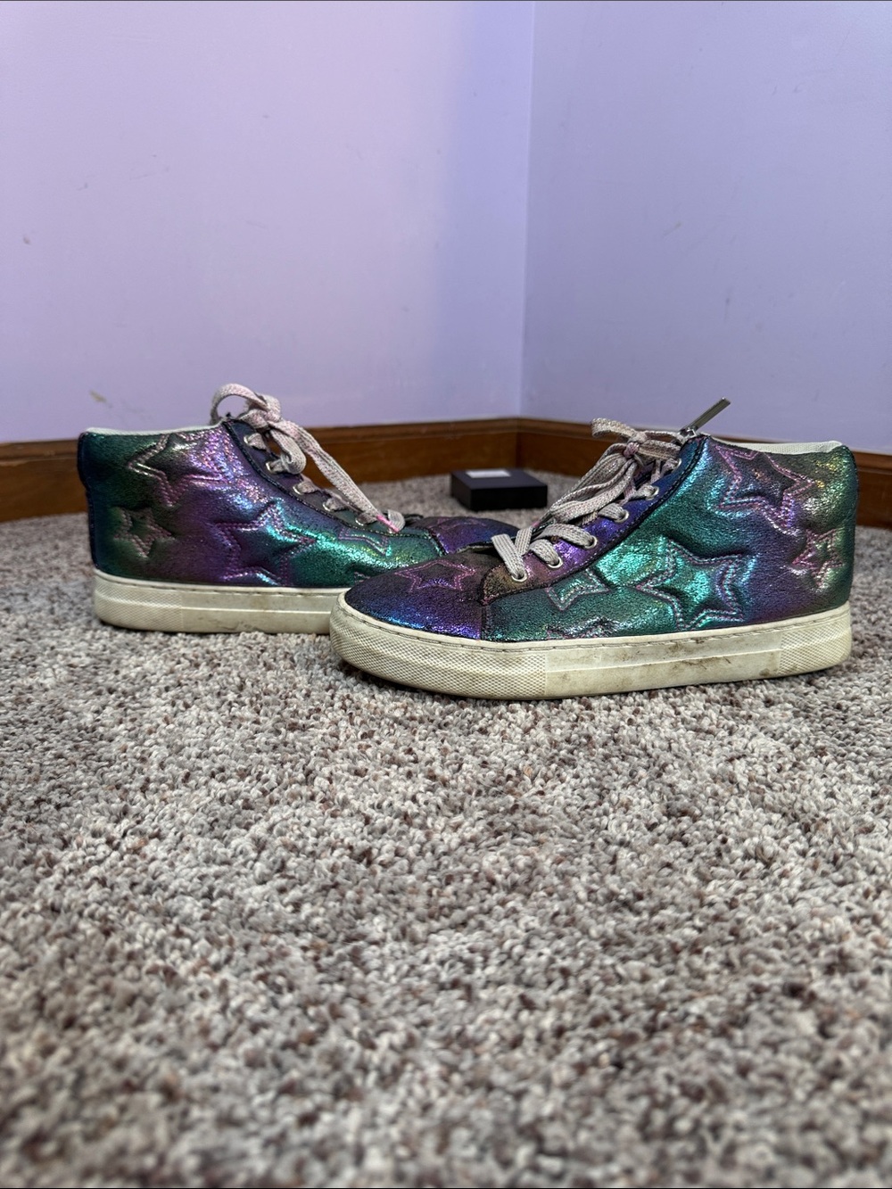 Metallic sneakers
